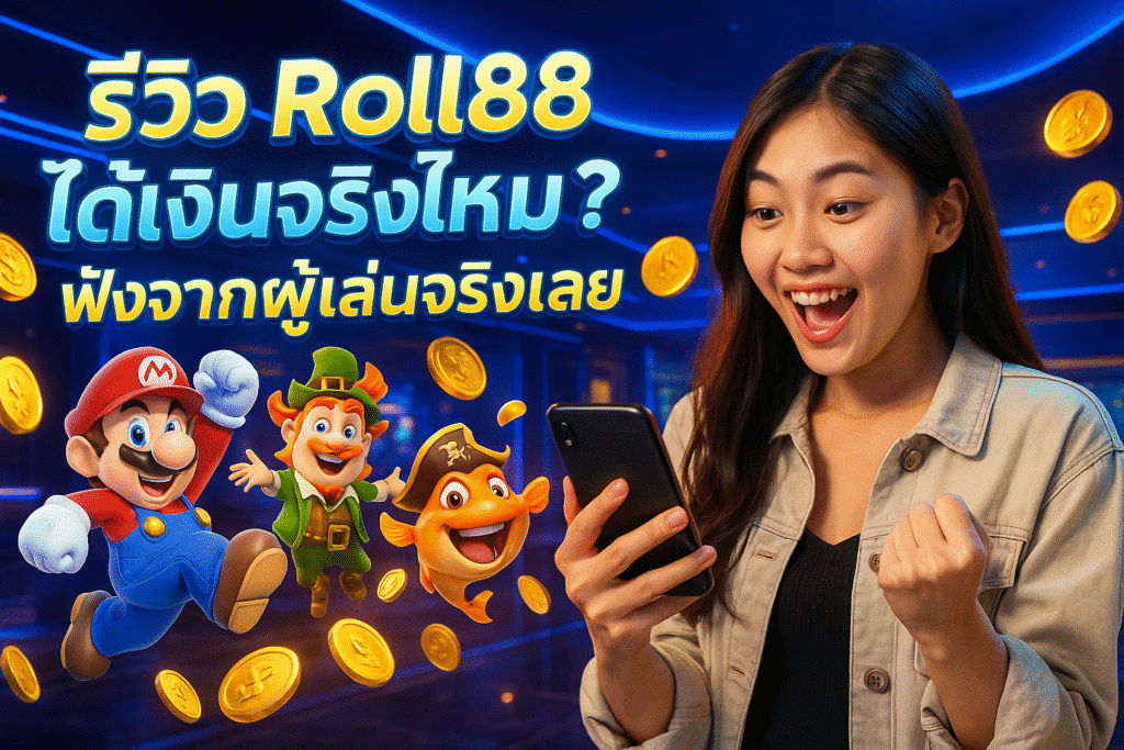 รีวิว Roll88 ได้เงินจริงไหม? ฟังจากผู้เล่นจริงเลย