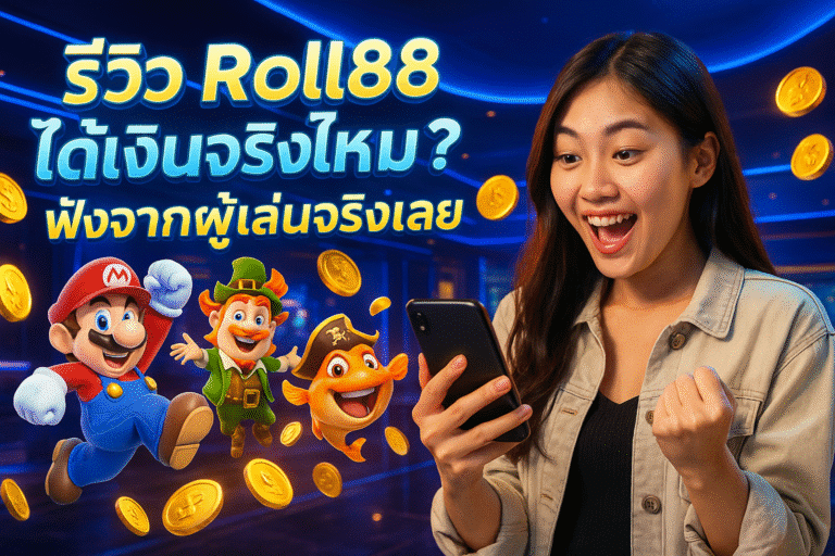 รีวิว Roll88 ได้เงินจริงไหม? ฟังจากผู้เล่นจริงเลย