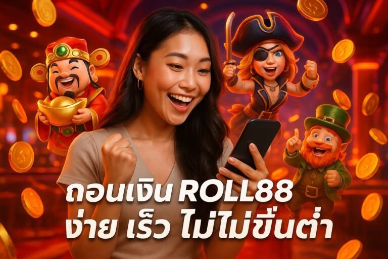 ถอนเงิน Roll88 ง่าย เร็ว ไม่มีขั้นต่ำ